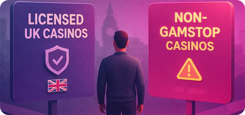 Licensed UK casinos vs non-GamStop casinos comparison